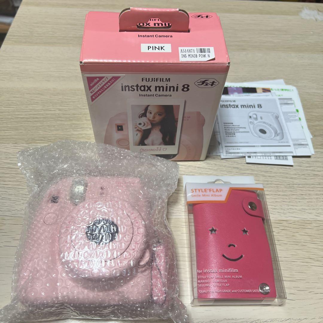 チェキ instaxmini8 FUJIFILM ミニアルバム付き
