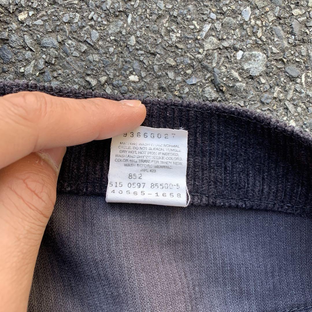 90s LEVI'S 565 コーデュロイパンツ ブラック