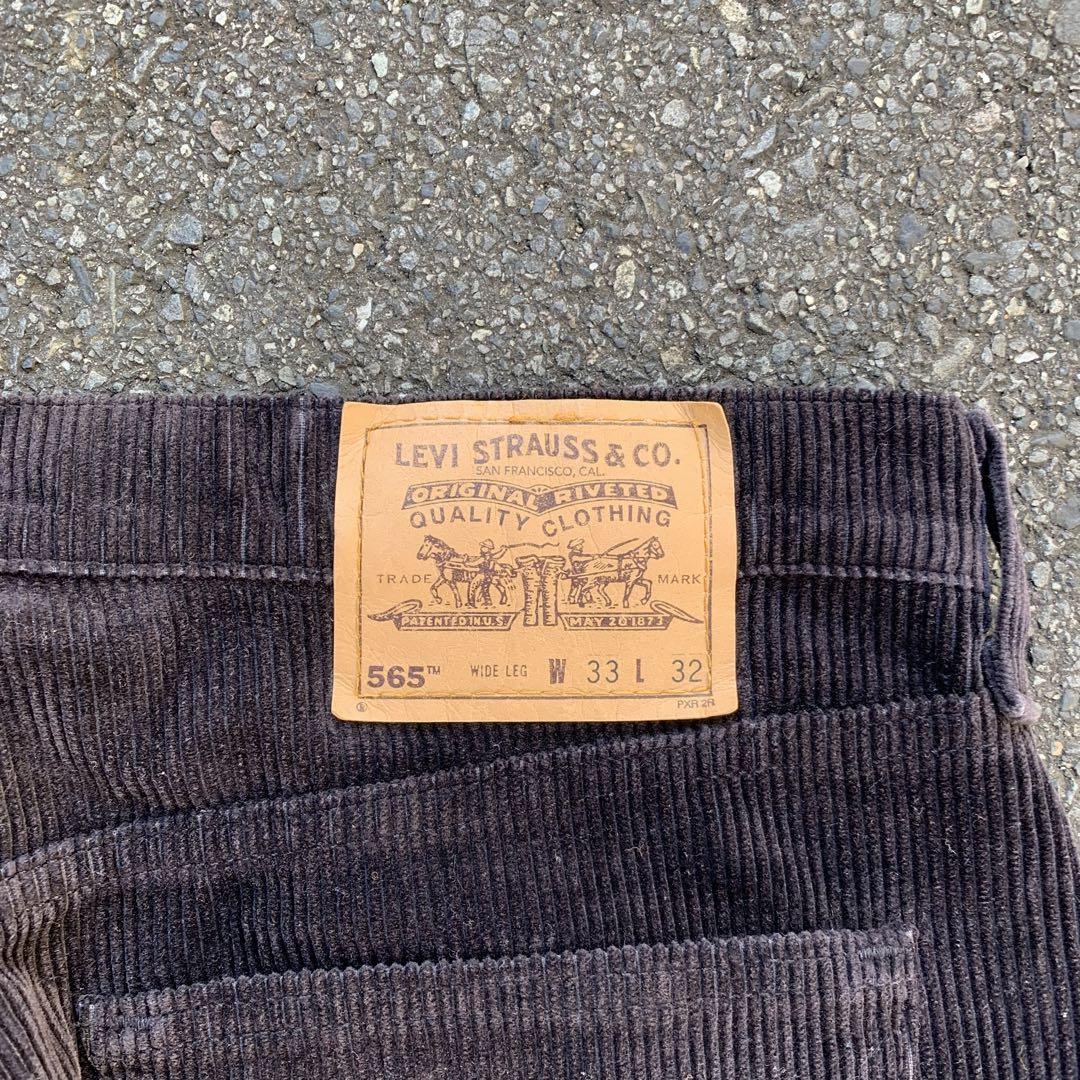 90s LEVI'S 565 コーデュロイパンツ ブラック