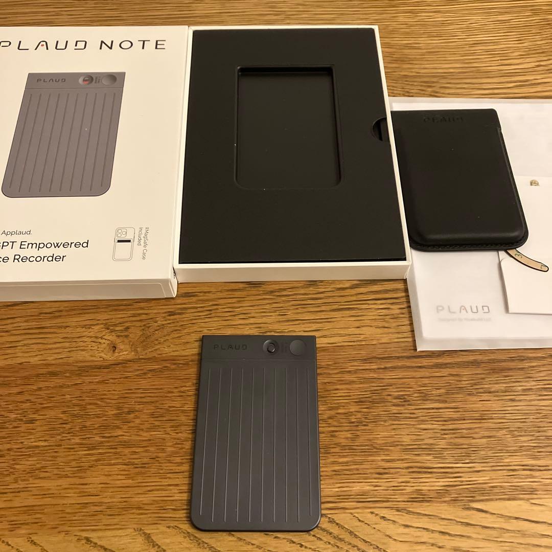PLAUD NOTE ICレコーダー 本体と き目立った傷や汚れなし