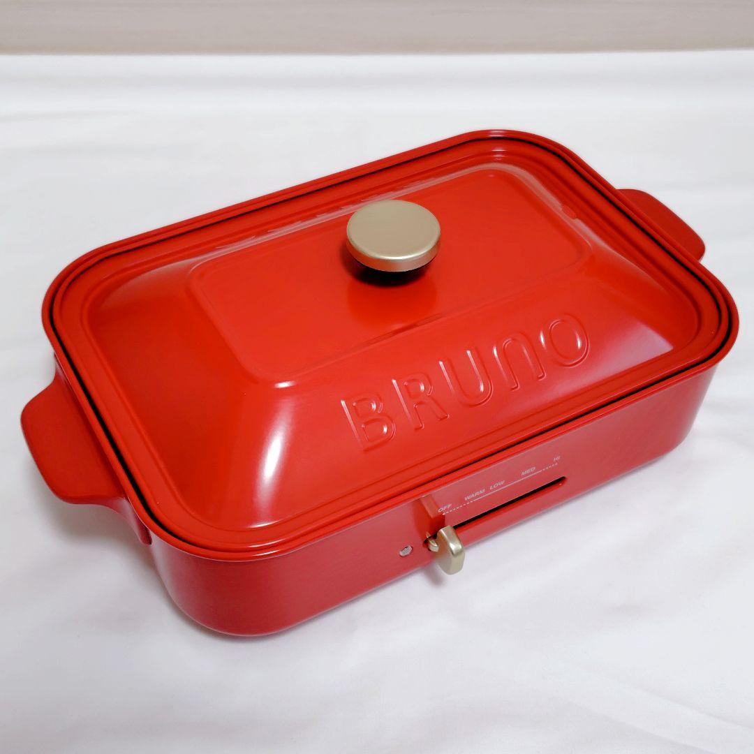BRUNO ブルーノ コンパクトホットプレート BOE21 レッド