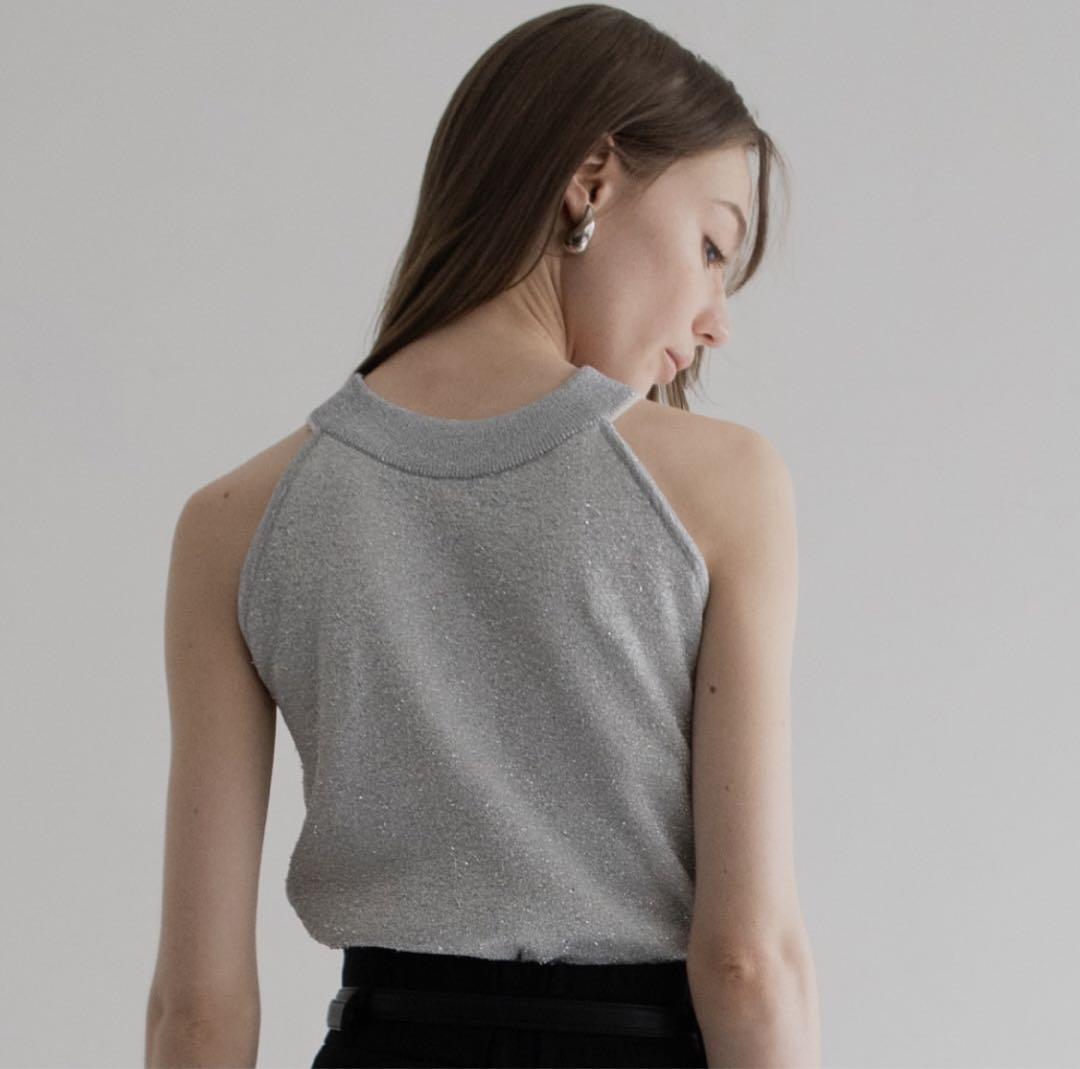 Maison de Dolce. glow knit silver 新品タグ付き Maison de Dolce. glow knit silver 新品タグ付きの通販 by