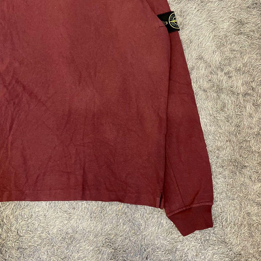 【即購入OK】STONE ISLAND クルーネックロンT サイズS レッド