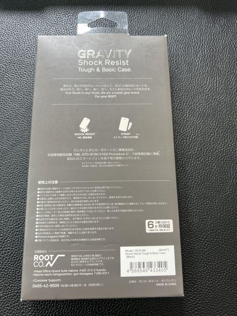 新品　ROOT CO. ルートコー　iPhoneXR用　ケース　ブラック
