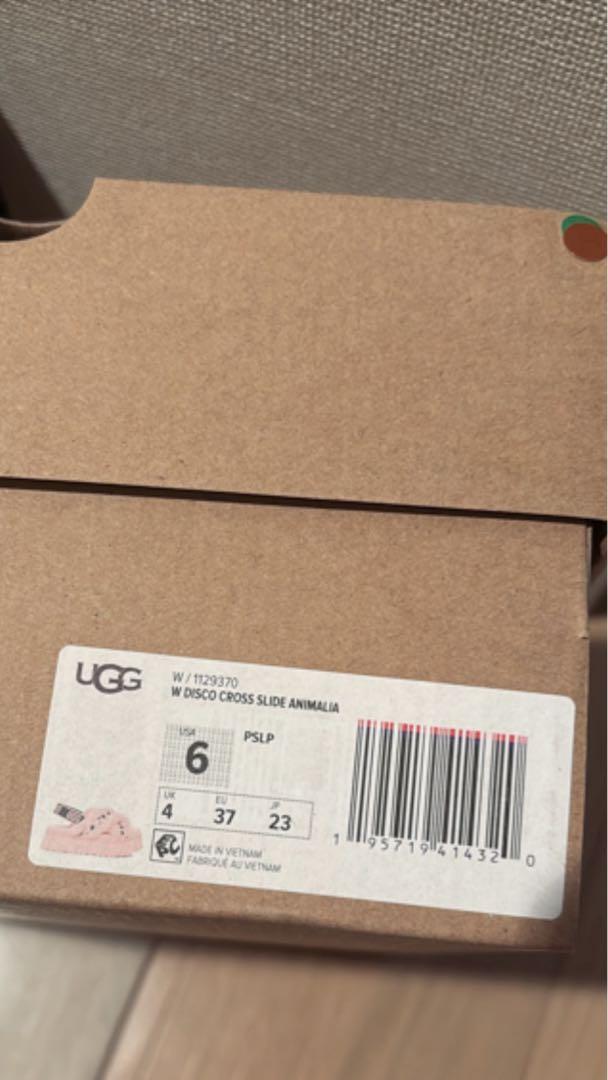 【新品】UGG W DISCO CROSS SLIDE ANIMALIA