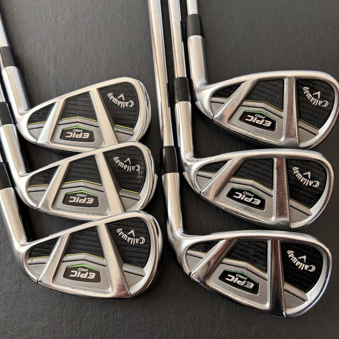 ゴルフクラブアイアンCallaway EPIC PROエピック6本セット訳あり