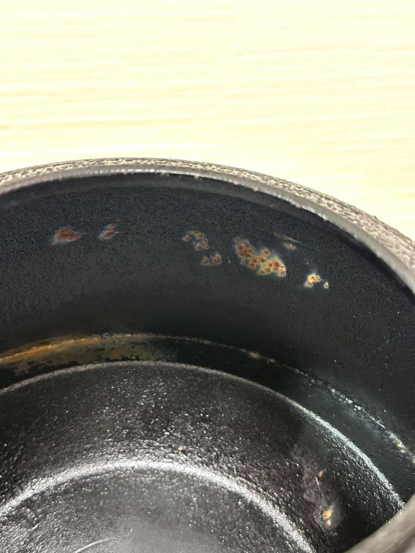 未使用品　南部盛榮堂ＯＩＧＥＮ造　１５型九重アラレ　南部鉄瓶　南部鉄器