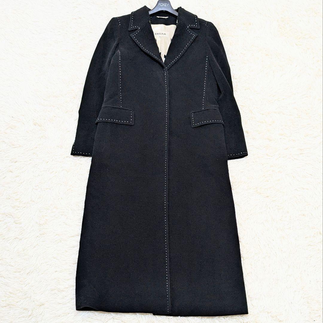 クラシック 80s イタリア製 カシミア混 ロングコート ジャケット・アウター