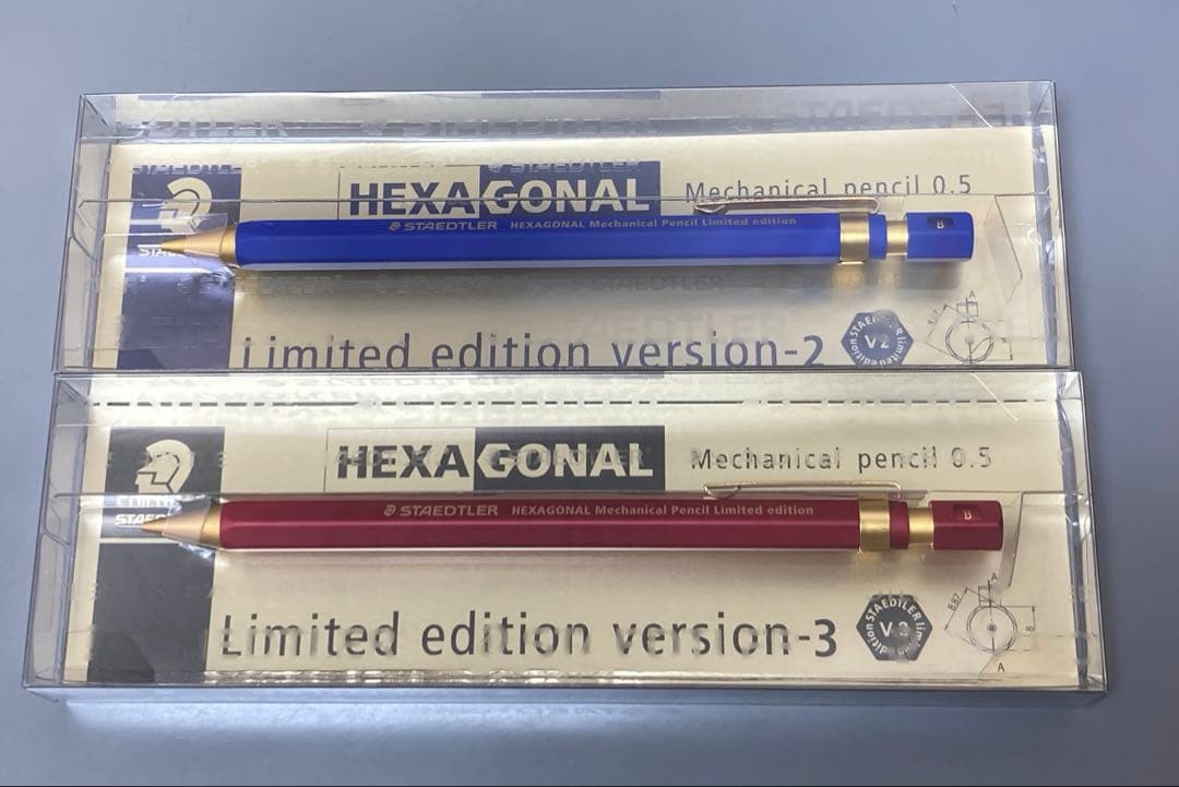 ステッドラー ヘキサゴナルシャープペン モデル バージョンー2 バージョン3STAEDTLER