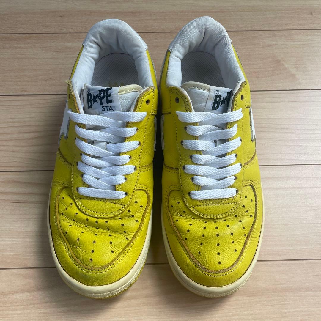 A BATHING APE BAPE STA ベイプスタ スニーカー イエロー A BATHING APE BAPE STA ベイプスタ スニーカー イエロー