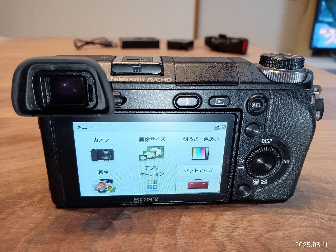 【センサー清掃+2口充電器付き】極美品 SONY α NEX-6 ボディ
