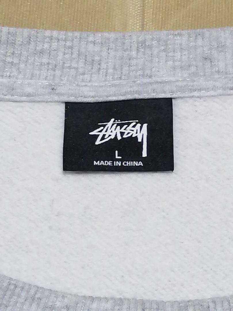 STUSSY　Lサイズ　両面プリントスウェット