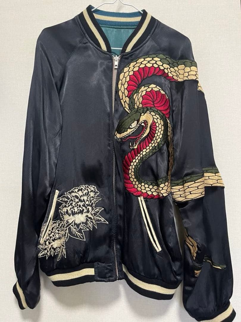 百花繚乱 スカジャン リバーシブル SIZE