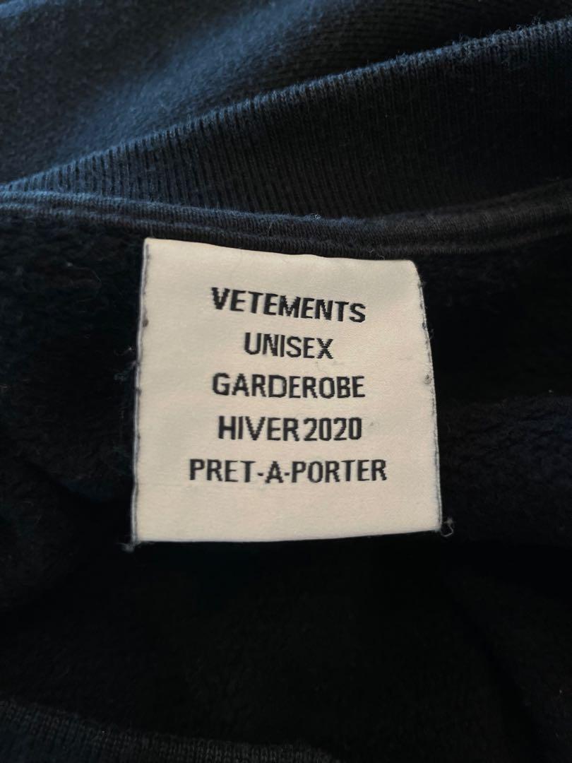 VETEMENTS 2020ベトモン.メンズ.スウェット