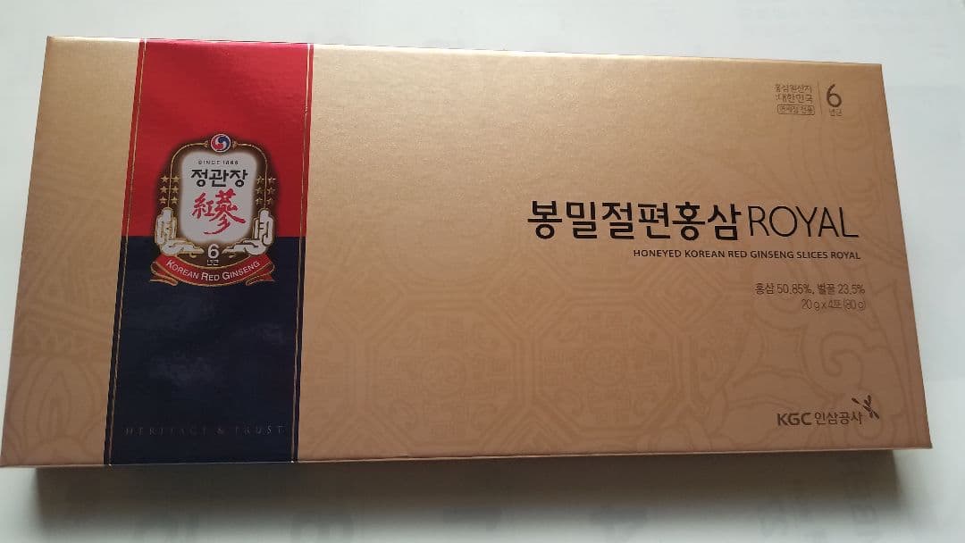 正官庄蜂蜜切片紅参(20g×4箱) 送料込 wulift.com