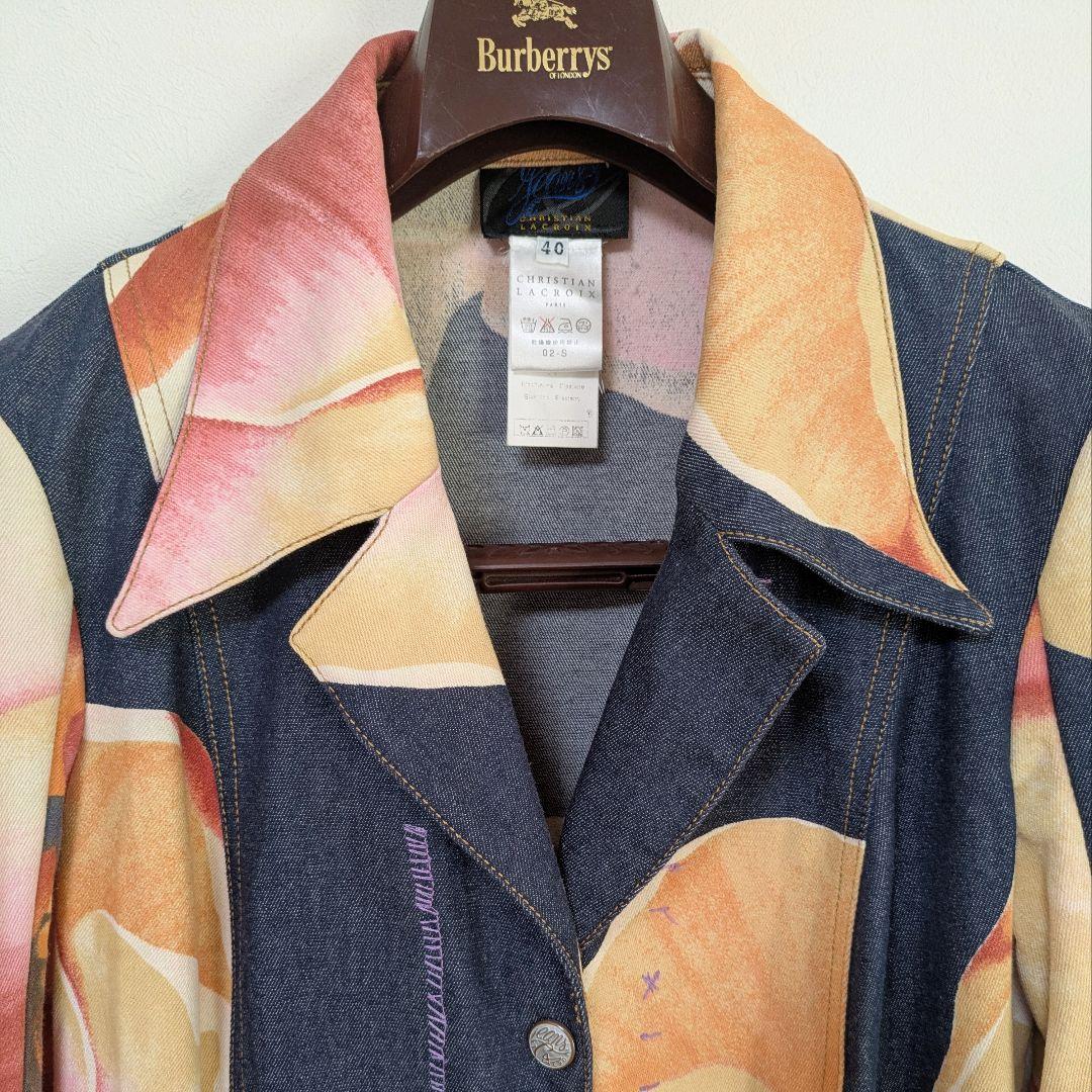 クリスチャンラクロワ 総柄ジャケット 40 L ヴィンテージ - メルカリ