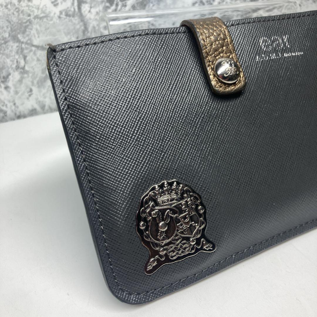 ADMJ エーディーエムジェイ 長財布 スリムウォレット バイカラー