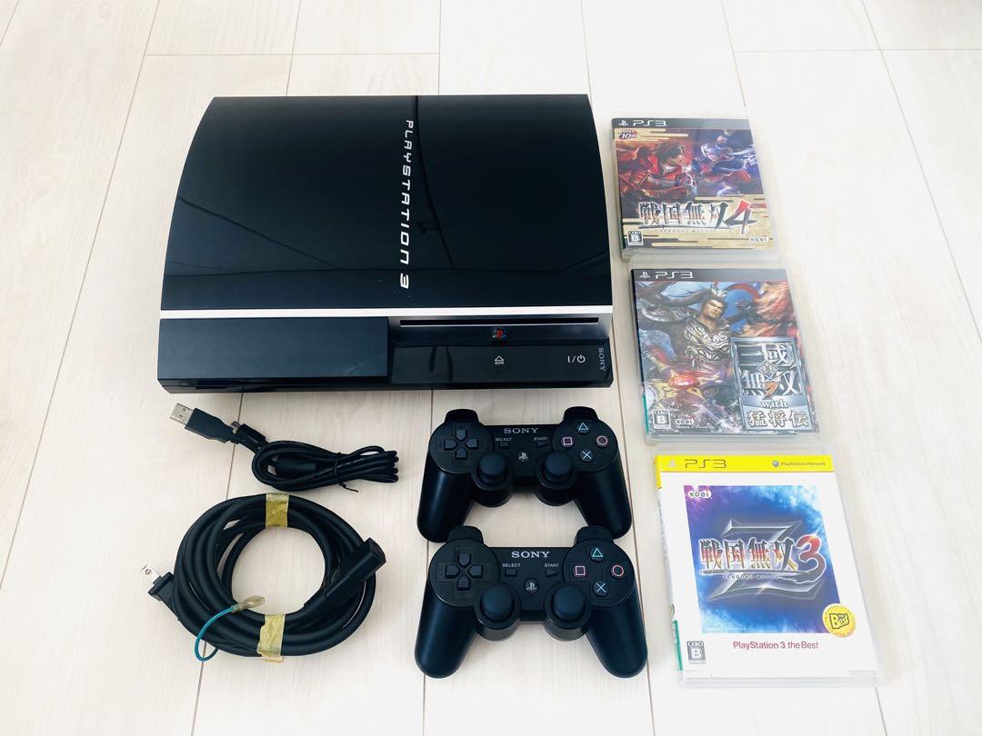 【ソフト3本付】SONY PlayStation3 CECHHOO初期型40GB