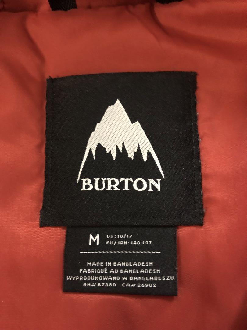 BURTON スノーボードウェア 子供用　M 140