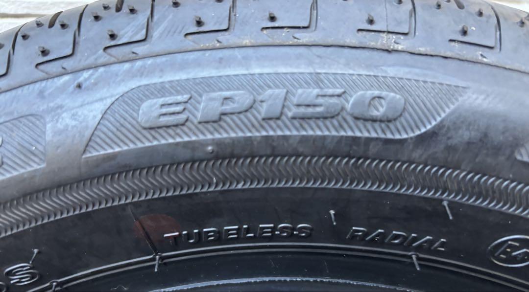 新車外し超バリ溝タイヤ】155/65R14 エコピア ブリヂストン 4本