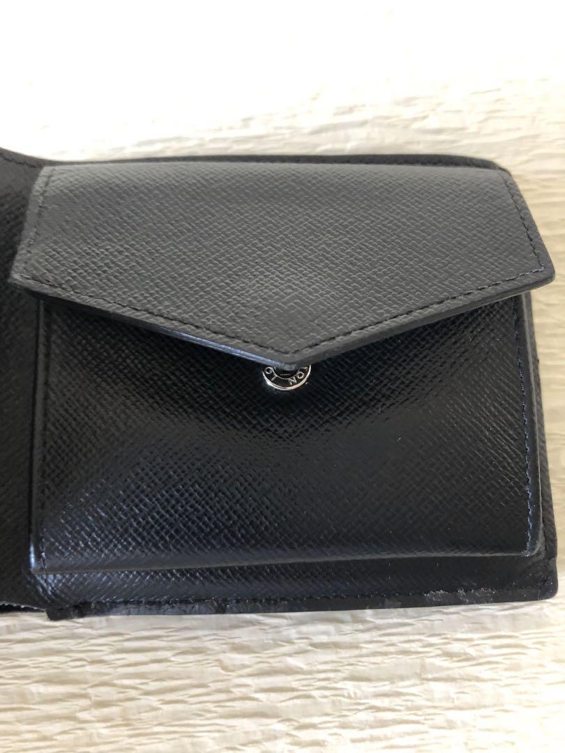 美品 ルイヴィトン ダミエ 二つ折り 財布 黒