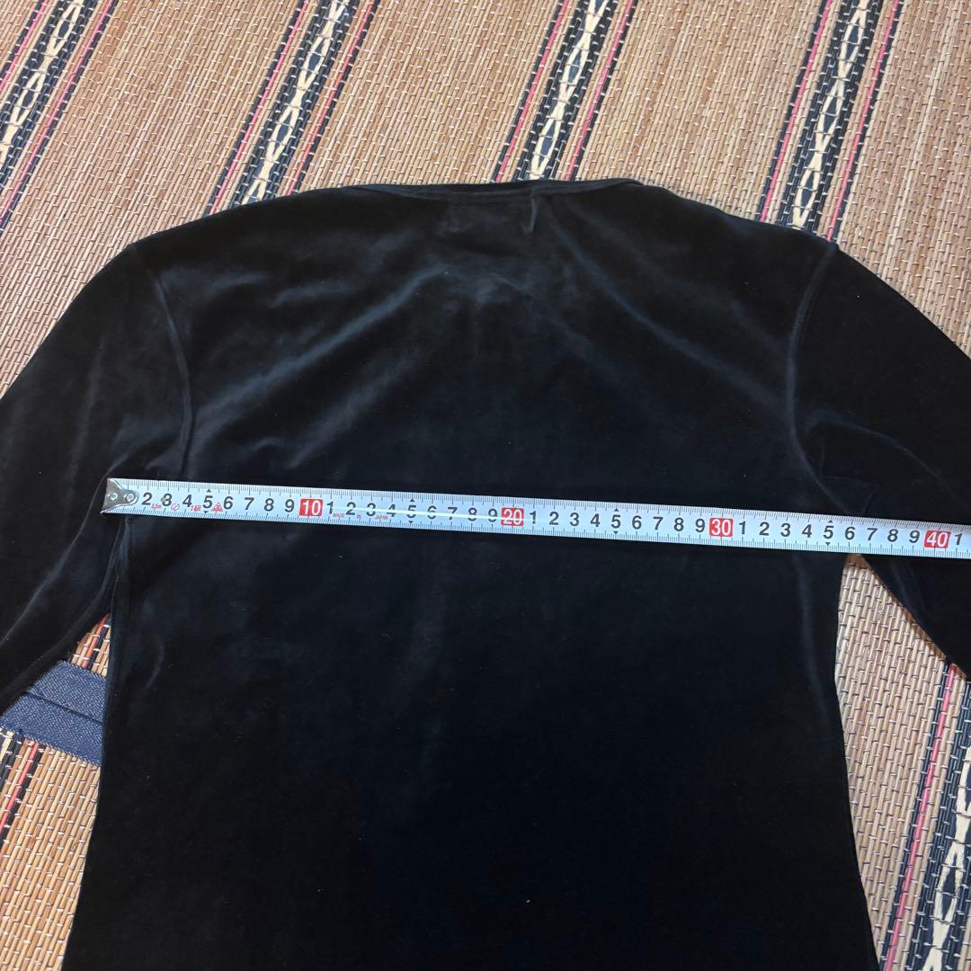 ヴィヴィアンウエストウッド　ベロアトップス　オーブボタン　黒