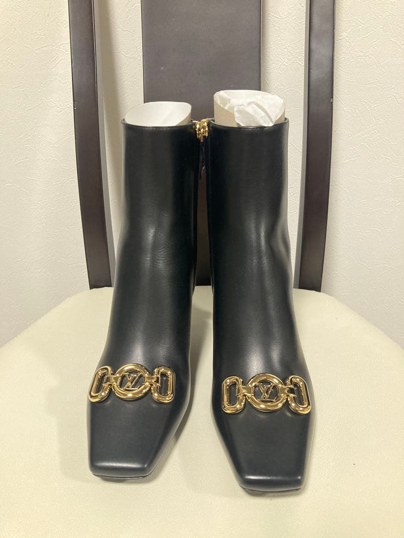 Louis Vuitton ロータリーライン アンクルブーツ23.5cm LOUIS VUITTON