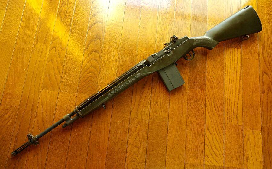 USライフルM14ファイバータイプODストックver 440連射マガジン付き USライフルM14ファイバータイプODストックver 440連射マガジン