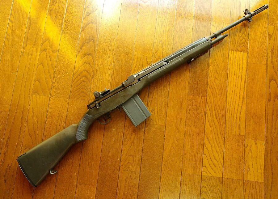 USライフルM14ファイバータイプODストックver 440連射マガジン付き USライフルM14ファイバータイプODストックver 440連射マガジン