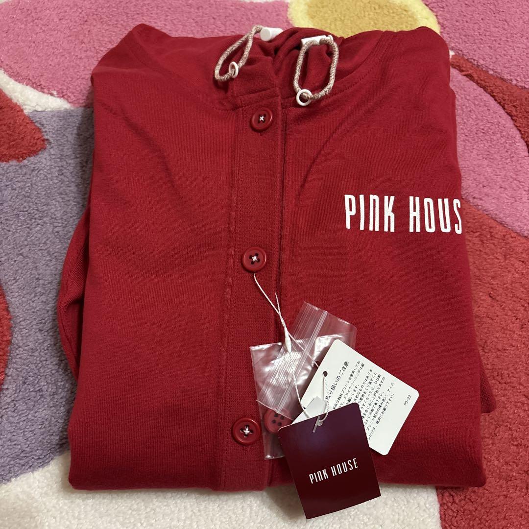 PINK HOUSE フード付きカーディガンパーカー - メルカリ