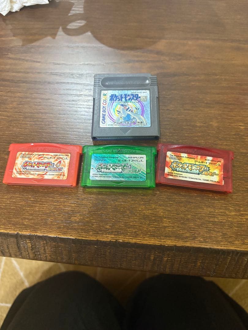 ポケモン ゲームソフト 4本セット目立った傷や汚れなし