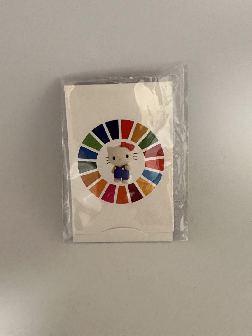 限定品】大阪 関西万博 国連 限定 SDGs ハローキティ ピンバッジ