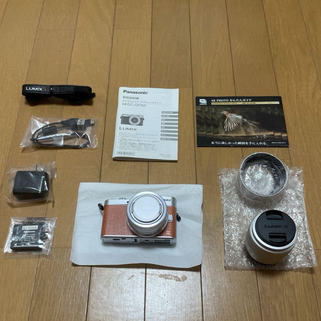 ほぼ新品 Panasonic LUMIX DC−GF9W ダブルレンズキット