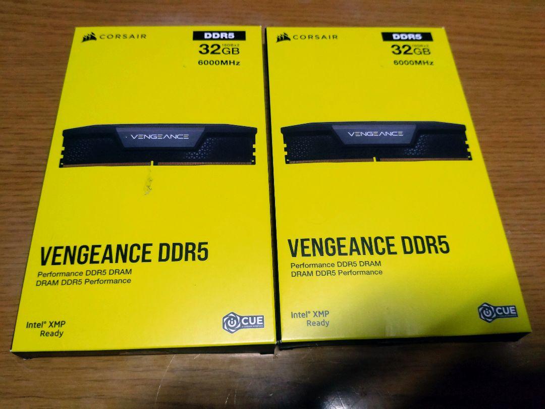 CORSAIR VENGEANCE DDR5 32GB 6000MHz×2