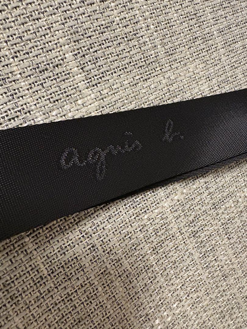 agnes b. VOYAGE TAA03-01 ロゴバッグベルト（ストラップ）