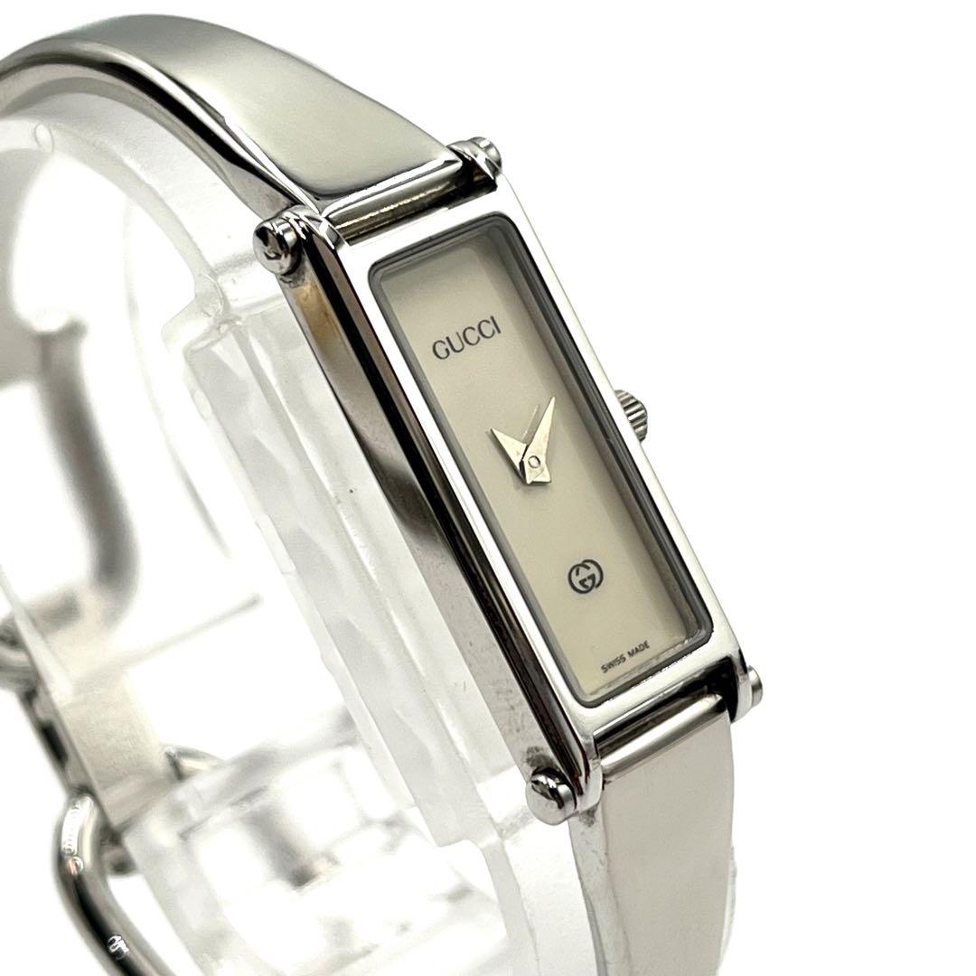 美品 GUCCI 1500L レディース バングルウォッチ 腕時計