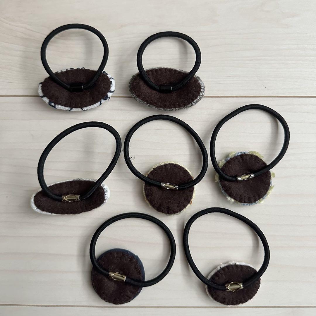 sale❗️ミナペルホネン ヘアゴム handmade⑧ - メルカリ