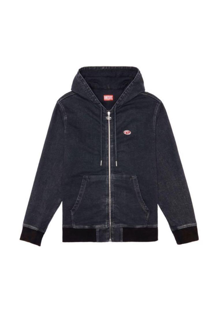 DIESELディーゼルパーカーD-Gir Track Denim Hoodie