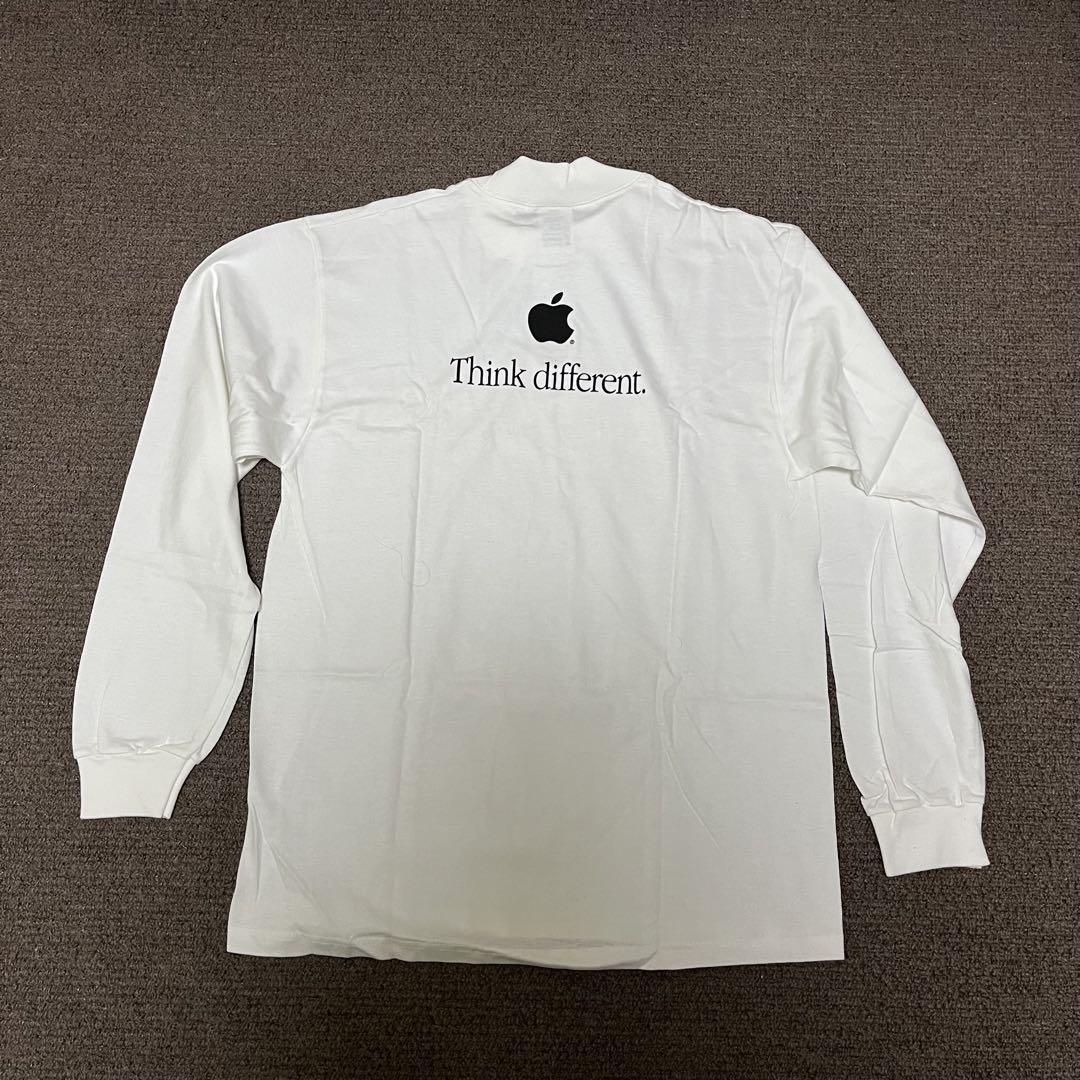 90年代　デッドストック　USA製　Apple ロンT 長袖Tシャツ　M
