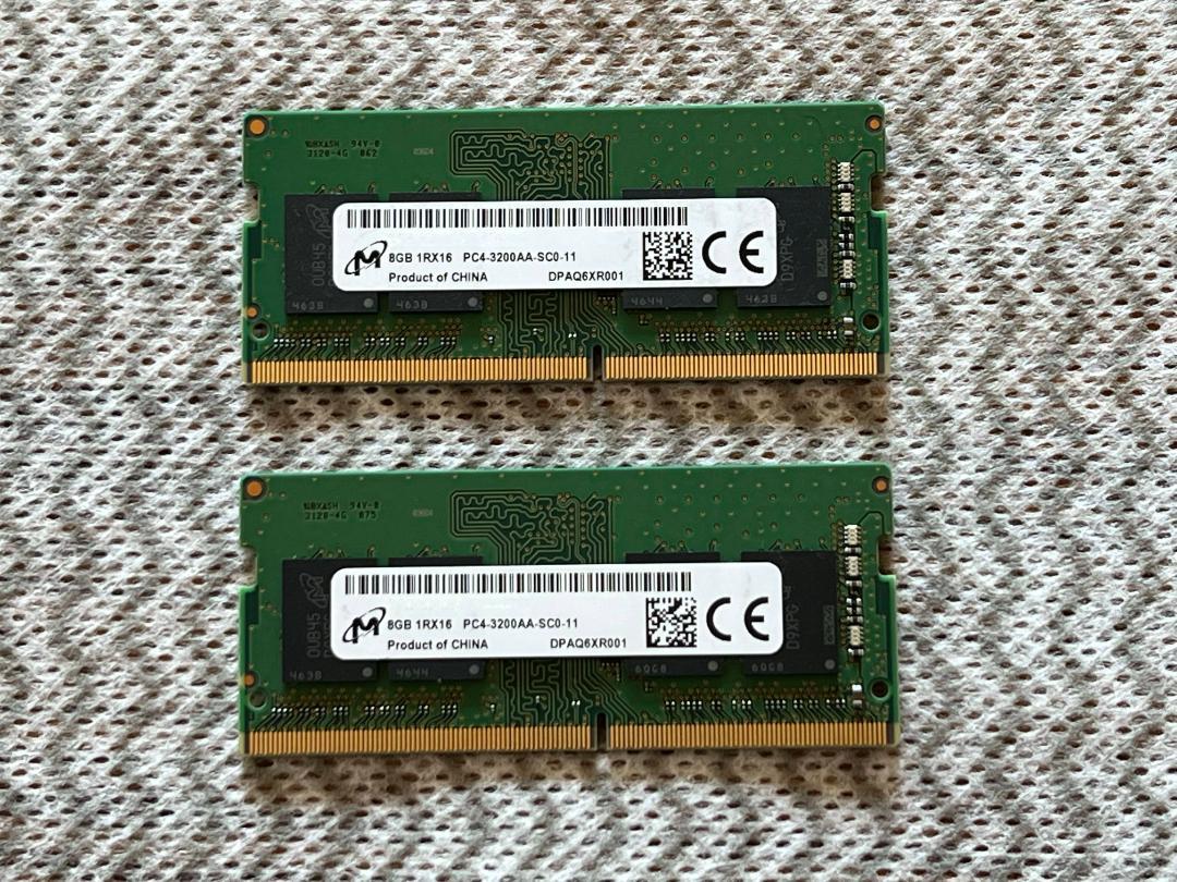 DDR4 2枚セット ノートパソコン用メモリ 8GB 合計16GB 【保障できる】 DDR4 2枚セット ノートパソコン用メモリ 8GB 合計16GB 【保障できる】