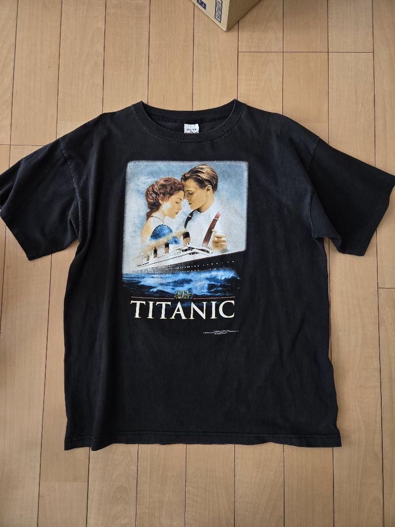 芸能人愛用 90s タイタニック ヴィンテージTシャツ トップス
