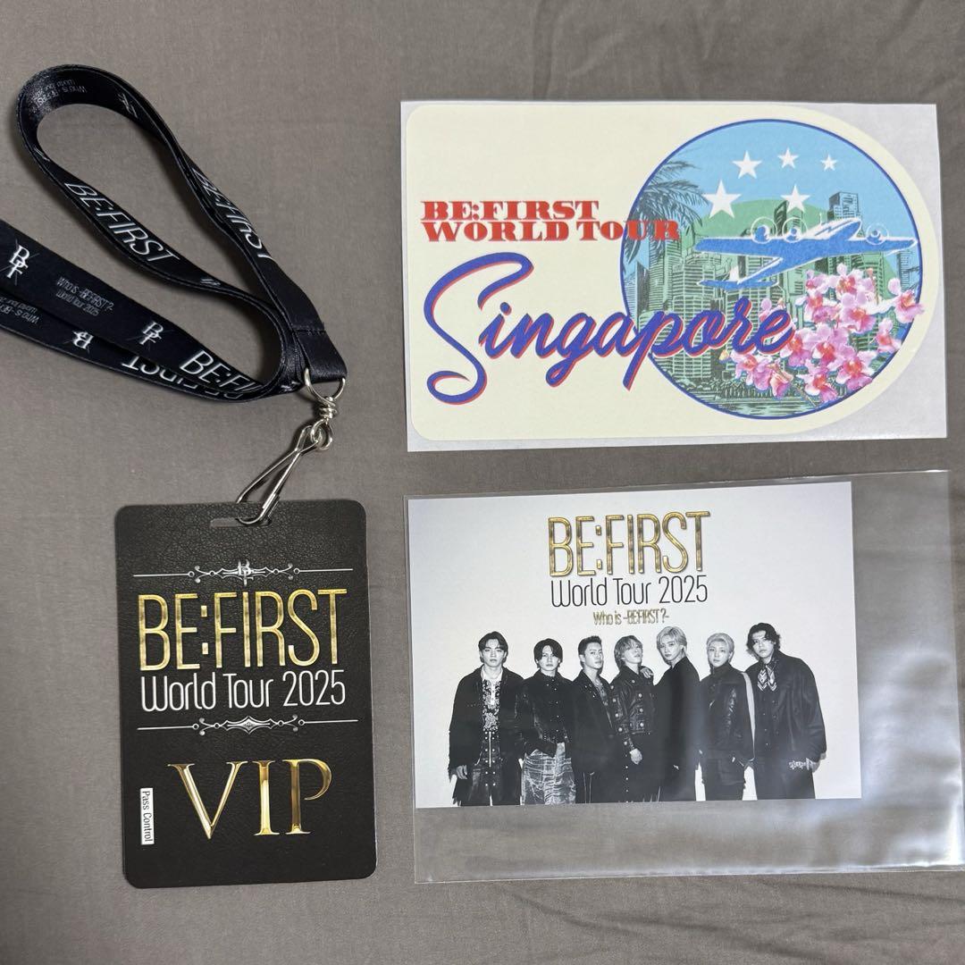 BE:FIRST ワールドツアー アムステルダム VIP トレカ ステッカー