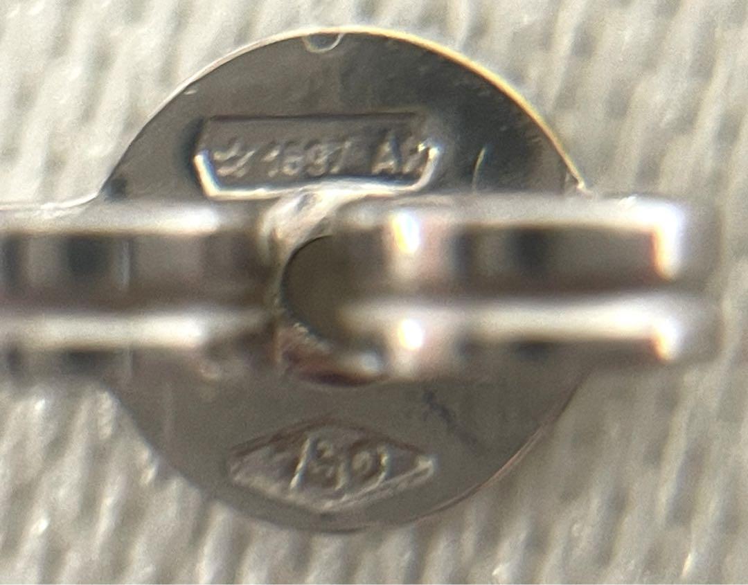 GUCCI グッチ Gロゴ K18WG ピアス 片方