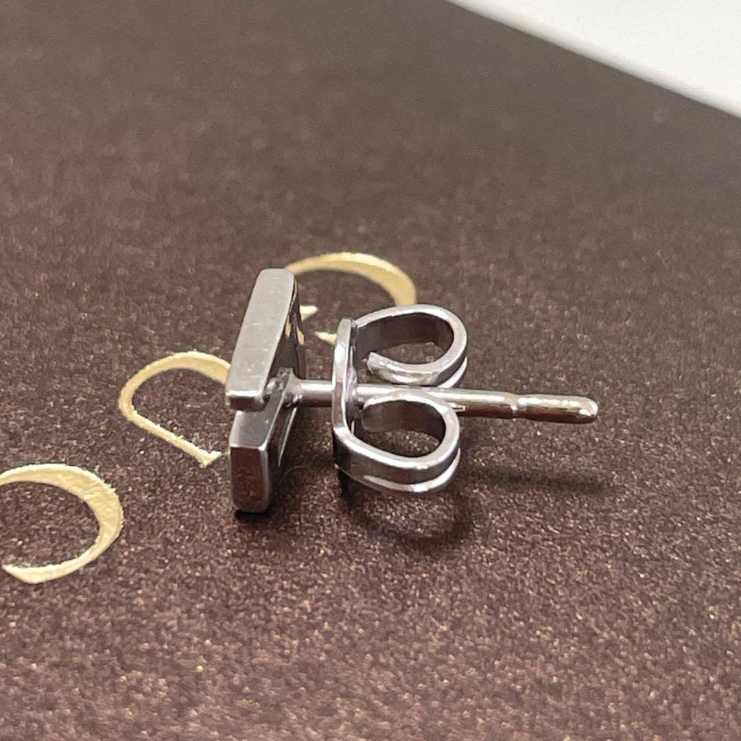 GUCCI グッチ Gロゴ K18WG ピアス 片方