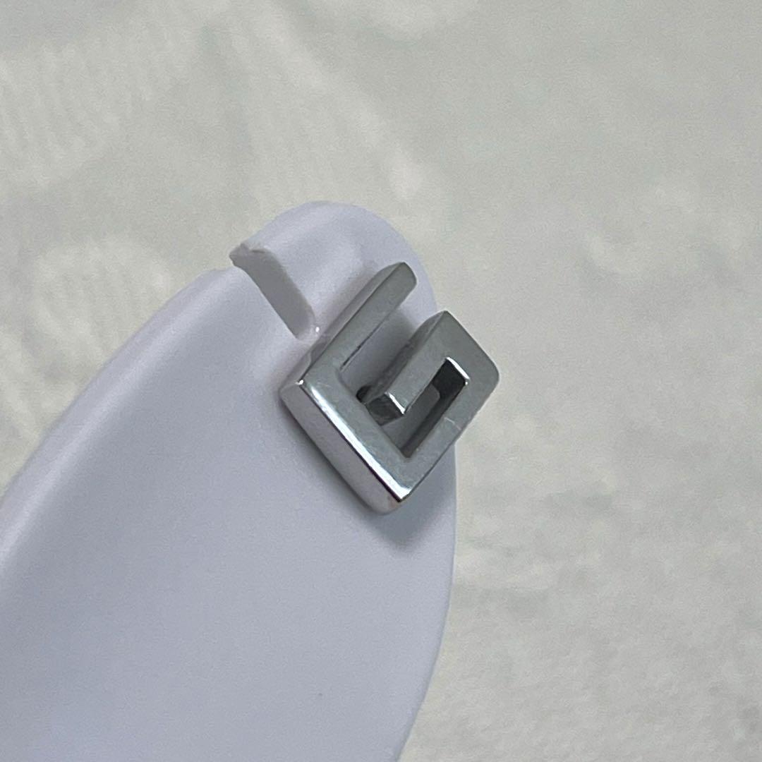 GUCCI グッチ Gロゴ K18WG ピアス 片方
