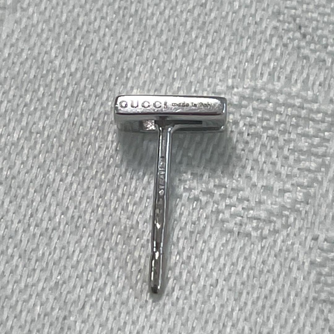 GUCCI グッチ Gロゴ K18WG ピアス 片方
