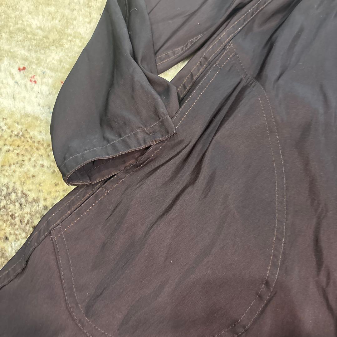 MYCRA PA スプリングコート　リバーシブル　プリーツフード　光沢 MYCRA PA スプリングコート リバーシブル プリーツフード 光沢