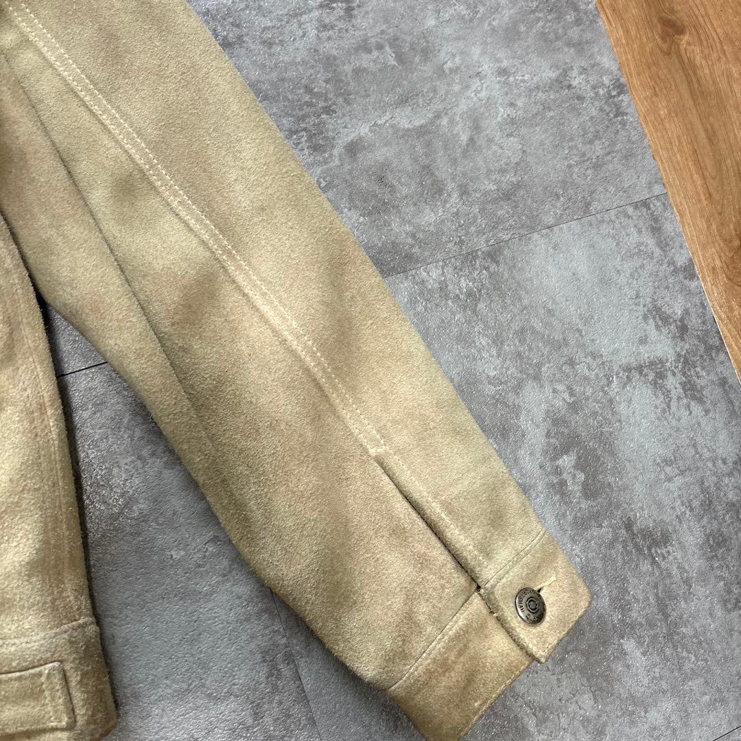 polo sport suede leather tracker jacket