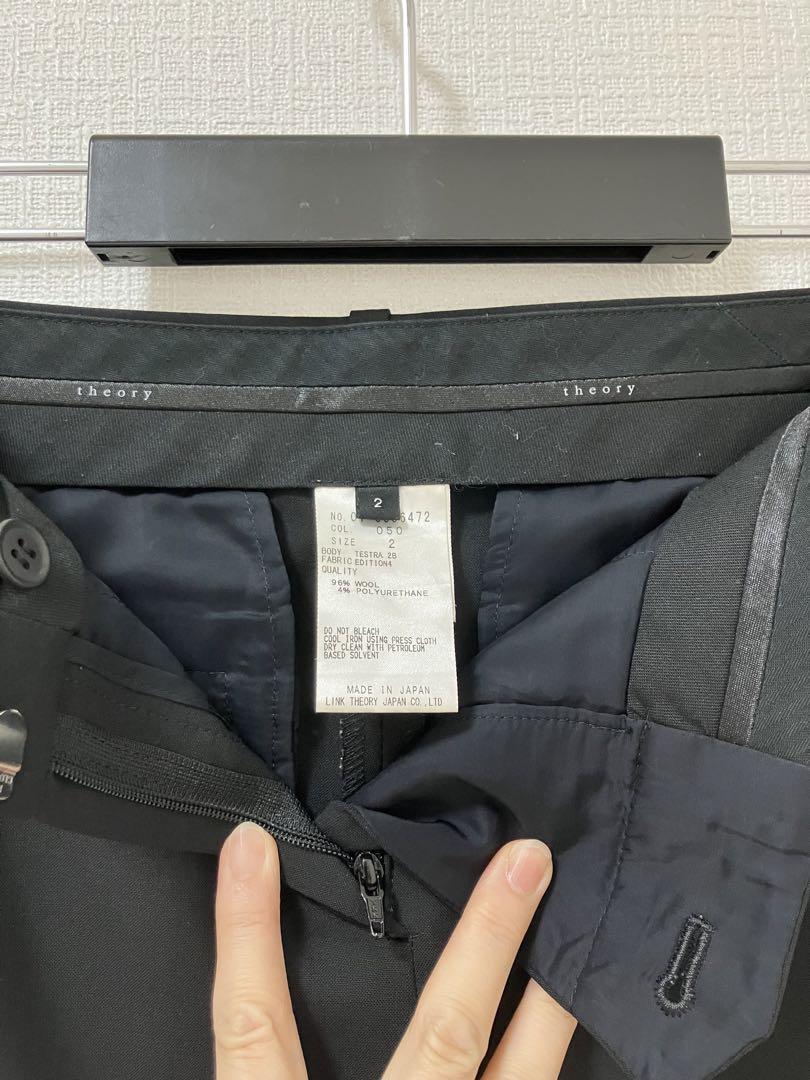 【美品】theory セオリー スーツ セットアップ ブラック 3点セット