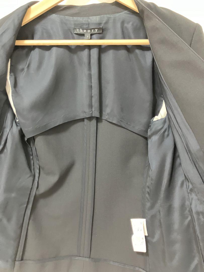 【美品】theory セオリー スーツ セットアップ ブラック 3点セット
